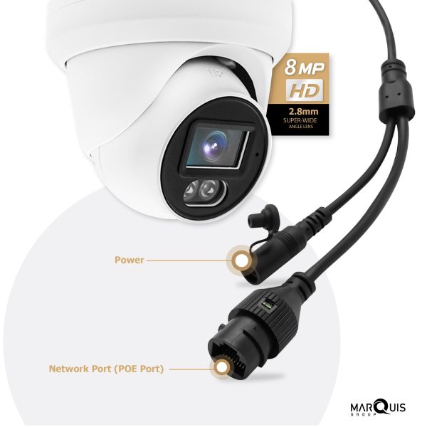 Hikvision/Uniview Compatible IP Turret Camera (8MP)- IPC-XD824 - Image 5