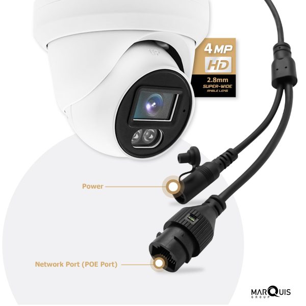 Hikvision/Uniview Compatible IP Turret Camera (4MP)-IPC-XD400 - Image 4