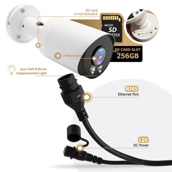 IPC-YB624 Hikvision/Uniview Compatible IP Bullet Camera (6MP) - Image 4