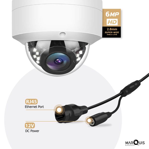 Compatible 6mp Uniview / Hikvision IP Dome Camera (IPC-YD600) - Image 4
